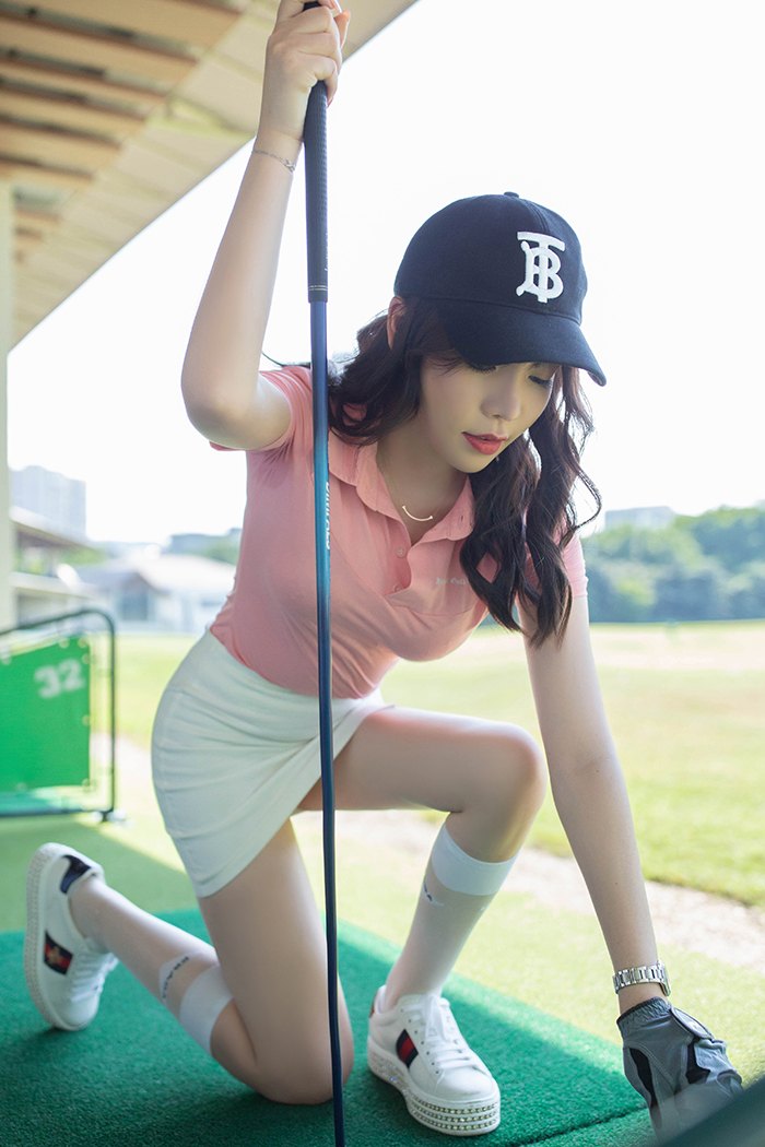 161sex高尔夫女孩芝芝包臀短裙可爱性感(41)