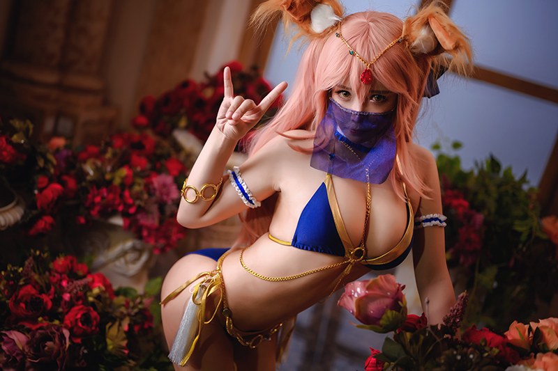 花社区极品狐妖抱走莫子傲人美乳夺你魂(17)