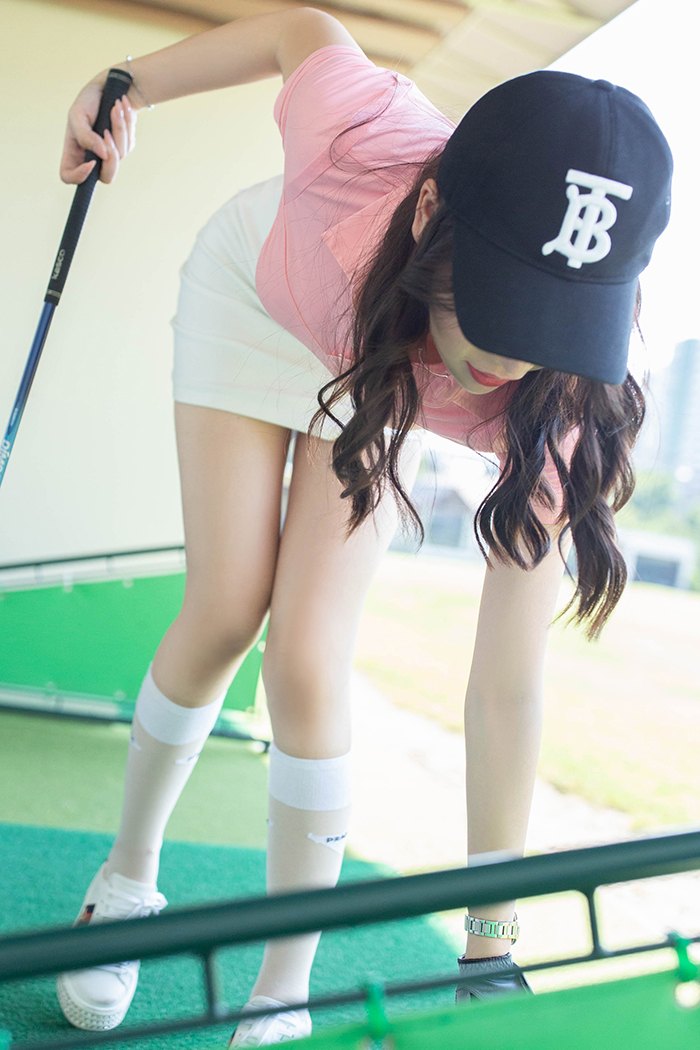 161sex高尔夫女孩芝芝包臀短裙可爱性感(40)