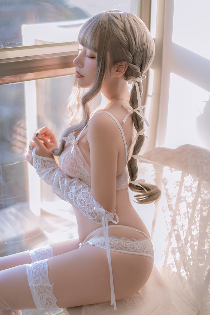 91快活林COS少女米线线情窦初开大秀性感美乳(35)