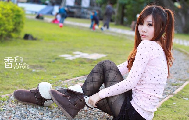 清纯MM香儿华山写真 笑容很甜很美69风流(14)